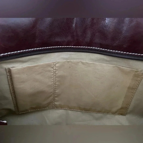 TOSCANI | leather handbag. 100% genuine Italian leather - Picture 14 of 16